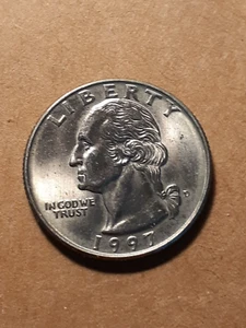 1997 D WASHINGTON QUARTER - Picture 1 of 2