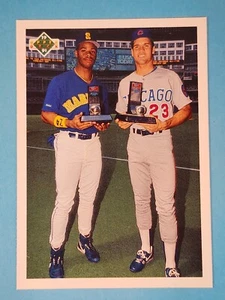 1991 Upper Deck edición final Ryne Sandberg Ken Griffey Jr Mariners #79F - Imagen 1 de 2