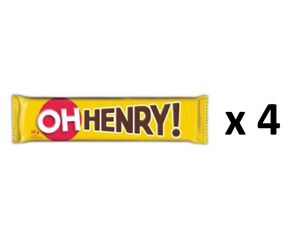 HERSHEY'S Oh Henry Chocolate Bar (58 g) - Pack of 4 - FROM CANADA