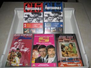 THE NEW AVENGERS, DEPARTMENT S, STAR TREK, CI5 THE PROFESSIONALS VHS