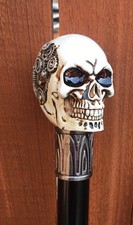 Swagger Cane Clockwork Cranium 84cm Steampunk Nemesis Now New Boxed Swaggering