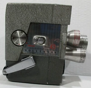 1957 Wollensak Model 43 8mm Turret Film Movie Camera, No Batteries Needed - Picture 1 of 17