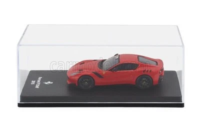 MODELLINO AUTO STATICO FERRARI F-12 TDF 2015 CON VETRINA ROSSO MODELLISMO 1/64 - Immagine 1 di 4