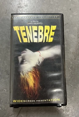 Tenebre (VHS 1982, 1999, Anchor Bay) Dario Argento Giallo Horror Rare NTSC - Image 1 of 3