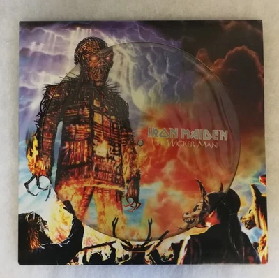 12" Single picture Vinyl Iron Maiden The Wicker Man limited - D405 - Bild 1 von 3