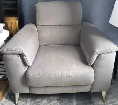 Sofology Illinois Toronto Grey Electric Recliner Chair - Image 1 of 4