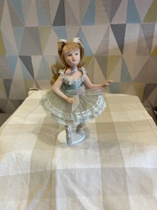 Vintage Porcelain Ballerina Doll 8" - Picture 1 of 14
