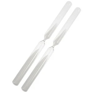 2 Pcs Sauna Hourglass Tube Timing Sand Clock Desktop Timer Elegant - Picture 1 of 17