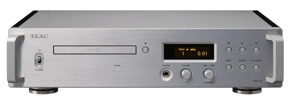 TEAC VRDS-701 CD-Spieler mit VRDS-Mechanik, Silber - Bild 1 von 4