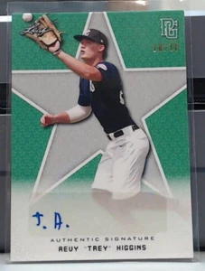 2020 Leaf Perfect Game Green Revy Highlgins Rookie Auto /10 #BA-RTH MSK - Bild 1 von 2