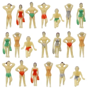 Figuras de natación P87YY 40 piezas modelo tren HO - Imagen 1 de 6