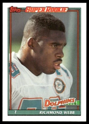 1991 Topps #117 Richmond Webb SR - Image 1 of 2