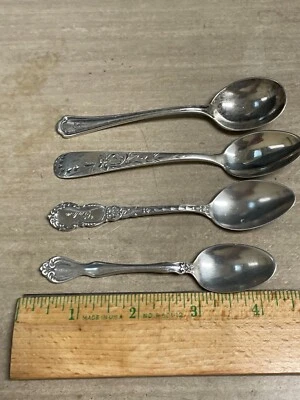 4 Demitasse  Spoons including Hennegen Bates  Westmorland and others Reed Barton - Image 1 of 4