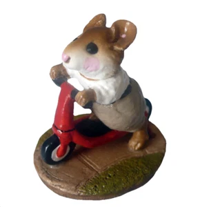 Wee Forest Folk M-152 Scooter Mouse - Tan Pants (Retired) - Picture 1 of 1