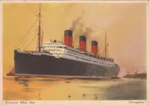 Shipping Poster - RMS Berengaria/Cunard/1920s - Vintage Reprint A4 Wall Art - Foto 1 di 1