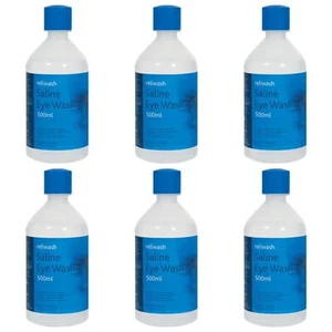 Reliwash Eye Wash Solution 500ml Bottle  Long Shelf Life Eyewash - Pack Deals - Picture 1 of 12