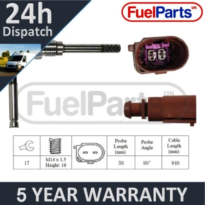 For Audi Q7 VW Touareg 3.0 TDi #2 FuelParts Exhaust Gas Temperature Sensor - Image 1 of 2