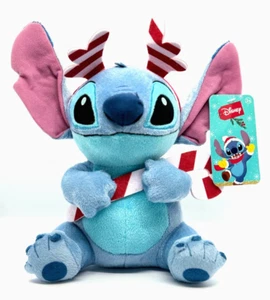 Disney Lilo & Stitch Holiday Plush Cuddly Stuffed Toy 8in Christmas Gift NWT - Picture 1 of 8