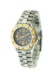 Tag Heuer 2000 Series WN1351 29mm 18k Rose Gold Steel Grey Dial Quartz Watch - Picture 1 of 11