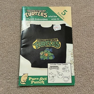 Teenage Mutant Ninja Turtles Pattern For Punch Embroidery Purr-Fect Punch TMNT - Image 1 of 3