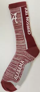 Calcetines para hombre NCAA Alabama Crimson Tide, nuevos (JUMP) - Imagen 1 de 1