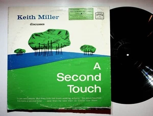 Keith Miller A Second Touch Christian Gospel Sermon Vinyl LP Record VG+ - Picture 1 of 4