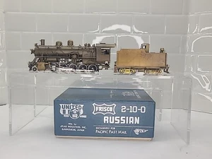 PFM United Brass HO Scale Frisco 2-10-0 "Russian Decapod" Steam Locomotive Runs - Bild 1 von 24