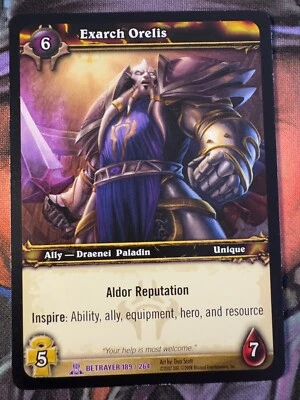 World of Warcraft TCG Betrayer 189/264 Exarch Orelis - Image 1 of 2