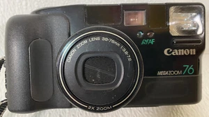 Canon Sure Shot Megazoom Caption 76 2X Zoom 35mm / 38-76 mm Untested - Picture 1 of 5