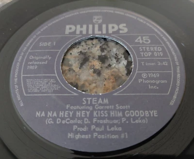 STEAM / BLUE CHEER 45 " Na Na Hey Hey Kiss Him Goodbye " PHILIPS Canada - Image 1 of 2