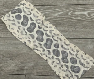Tan Natural Anaconda Snake skin Bone Leather real hide python boa rattle 178 - Picture 1 of 5