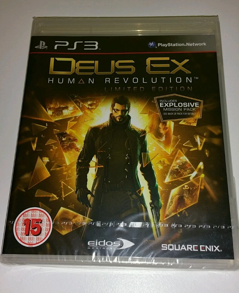 DEUS EX Limited Edition PS3 New Sealed UK PAL Version Game Sony PlayStation 3 - Image 1 of 1