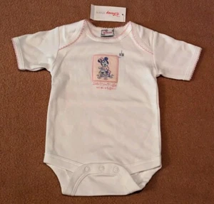 De Colección Disney Minnie Mouse Rima Infantil Bordado Body Traje Bebé Niña 9 meses Nuevo con Etiquetas - Imagen 1 de 10