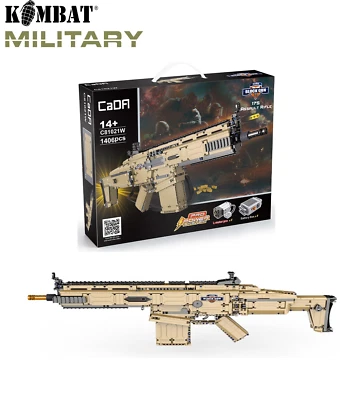 Kombat UK CaDA Building Bricks Toy Gun Scar Assault Rifle Model Kit C81021W