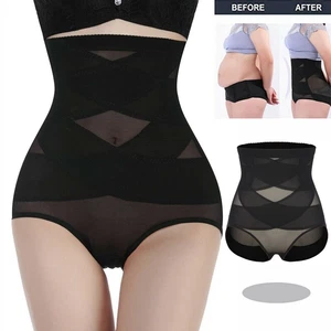 Women Body Shaper Tummy Control Pants Shapewear High Waist Butt Lifter Underwear - Picture 1 of 12