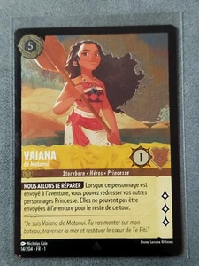 Carte LORCANA FR - Chapitre 1 14/204	Vaiana - Rare✨FOIL✨Neuf - Picture 1 of 2