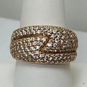 HSN Victoria Wieck-Absolute Pave Technibond Ring 10 - Picture 1 of 7