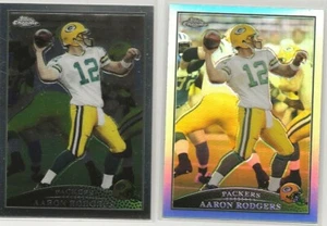 Topps 2009 base cromada #TC75 y refractor #TC75 AaRON RODGERS (NM-MT A NUEVO) - Imagen 1 de 5