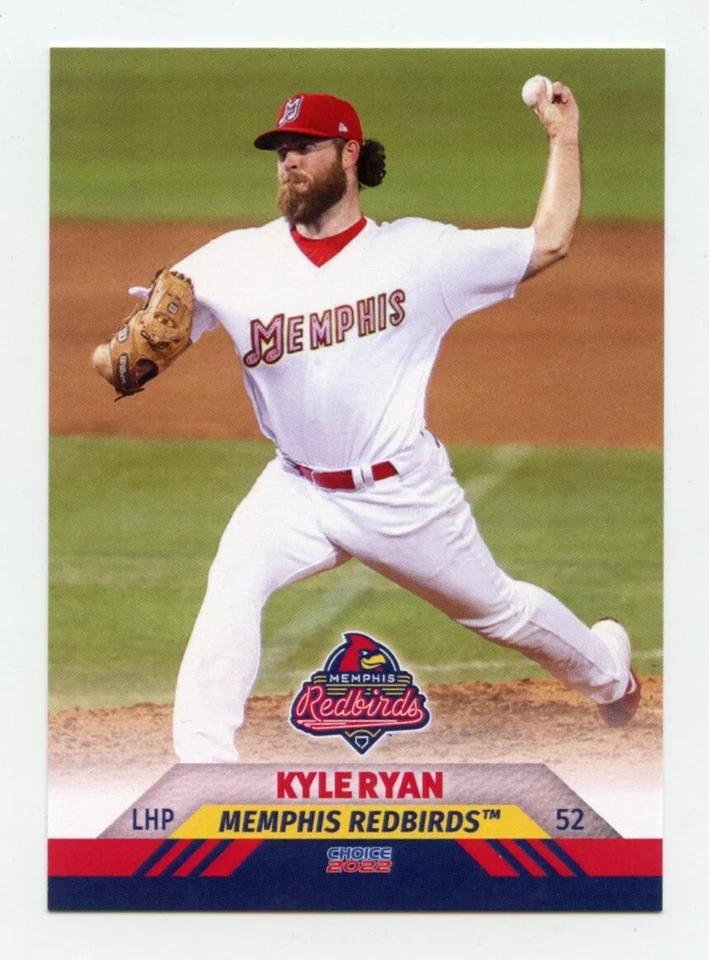 2022 Kyle Ryan Thomas Minor League Rookie RC Cardinals Memphis Redbirds - Image 1 of 1