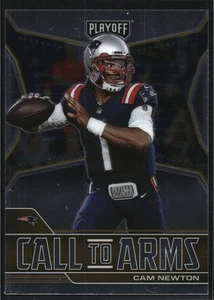 2021 Panini Playoff #CA-CNE Cam Newton Call to Arms - Picture 1 of 2