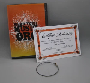 2010 Wear Your Music Slightly Stoopid Band Authentic Guitar String Bracelet COA! - Picture 1 of 15