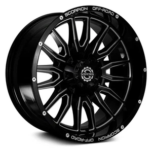 Scorpion Striker Wheel 20x10 (-19, 6x139.7, 106.1) Black Single Rim - Picture 1 of 1