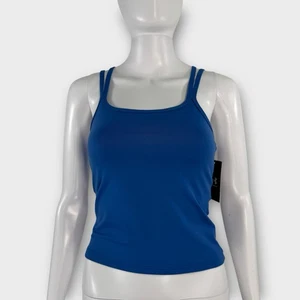 Under Armour Damen Gr. XS Blau Motion Strappy Tank Fitted Activewear Top Neu - Bild 1 von 11
