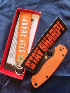 Spyderco Paramilitary 2 Wharncliffe DLC CTS-XHP Orange G-10 C81GPWCORBK2 NEW - Picture 1 of 8