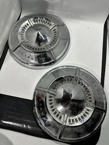 Chevrolet Bel Air 210 150 Hubcaps Set of 4 Original GM 10.5” Chrome- Maybe 1956? - Picture 1 of 5