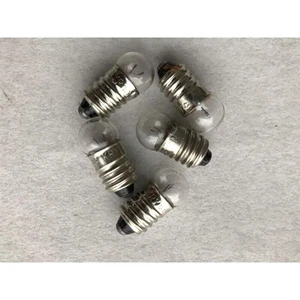 LOT 5 GLÜHBIRNE KRYPTON 3,8V 0,5A mit SCHRAUBE - Bild 1 von 1