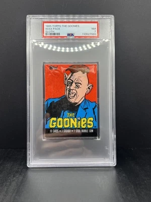 1985 Topps The Goonies Wax Pack Sloth PSA 7 - Image 1 of 2