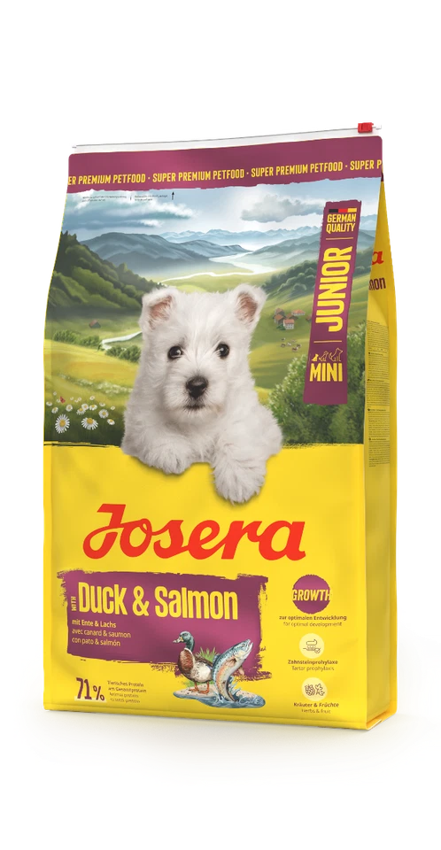 JOSERA Mini Junior Duck & Salmon (2x10kg) | Juniorfutter für kleine Rassen - Bild 1 von 3