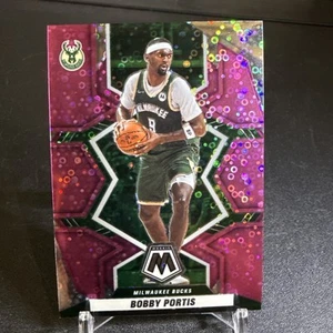 2021-22 Panini Mosaic - Bobby Portis #182 Pink Fast Break Disco Mosaic /20 - Picture 1 of 2