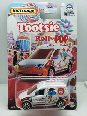 Matchbox Tootsie Roll Pop 2023 VW Caddy entrega 1/64 Foto 1 de 3